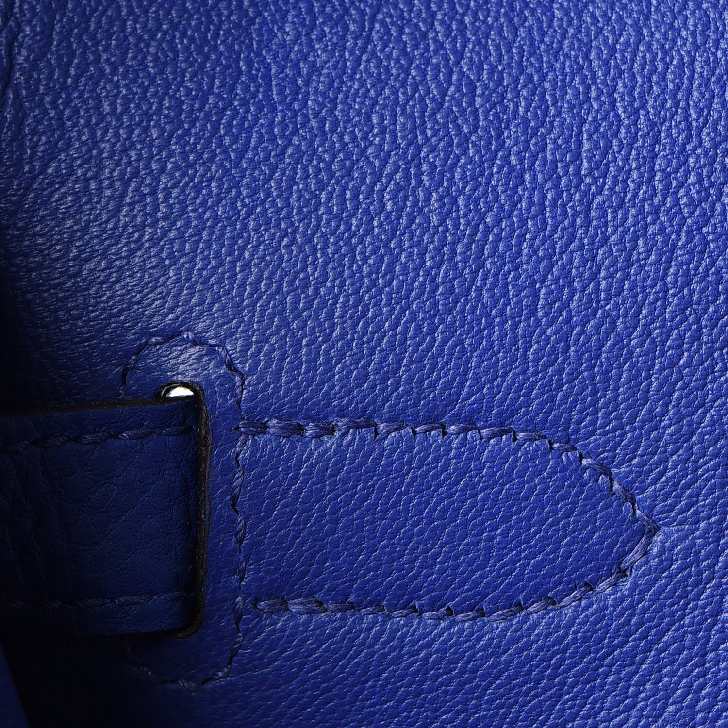 Hermes Togo Birkin 35 Bleu Electrique 10 of 33