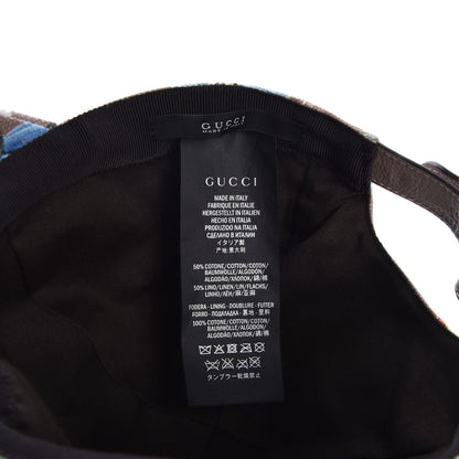 Gucci Canvas Flora Knight Baseball Hat S Brown 8 of 8