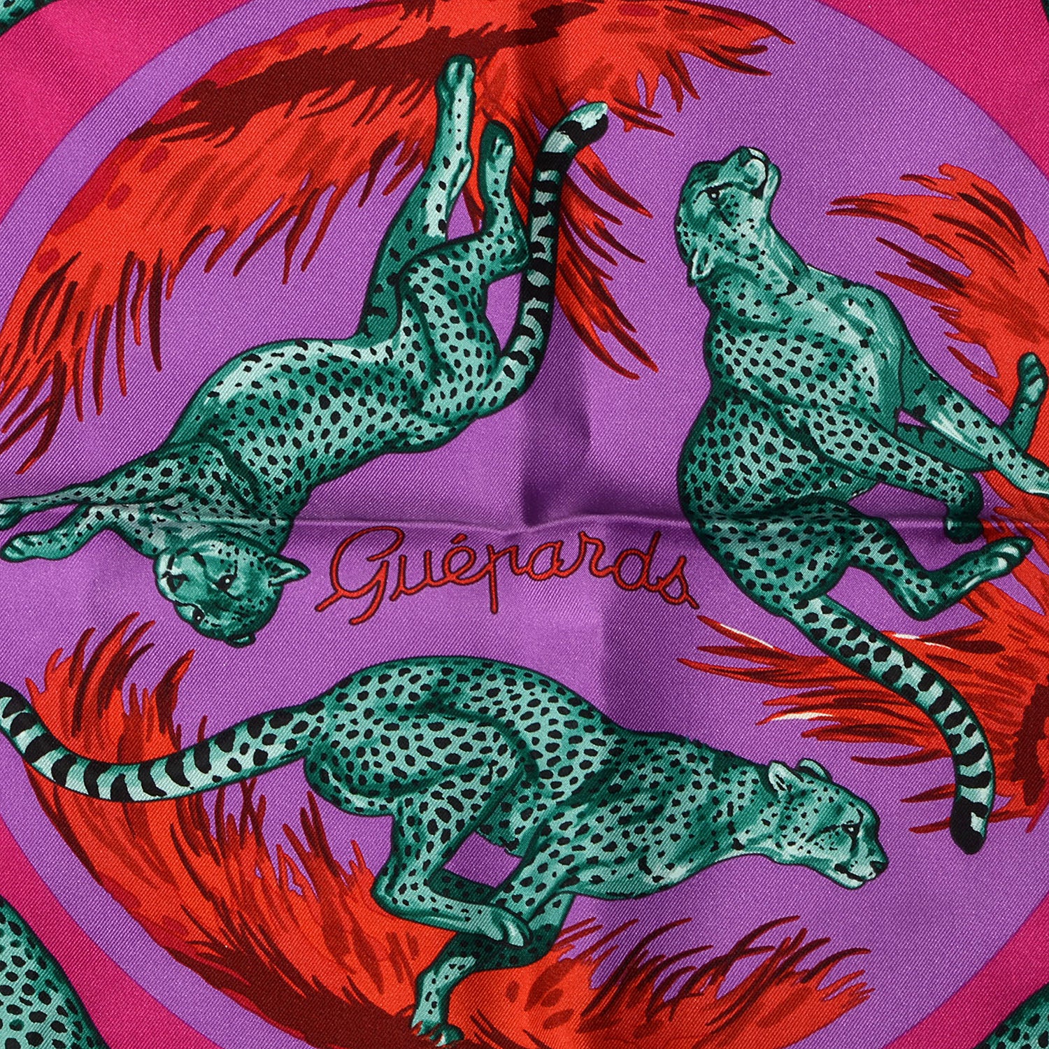 Hermes Silk Guepards Scarf 90 3 of 6