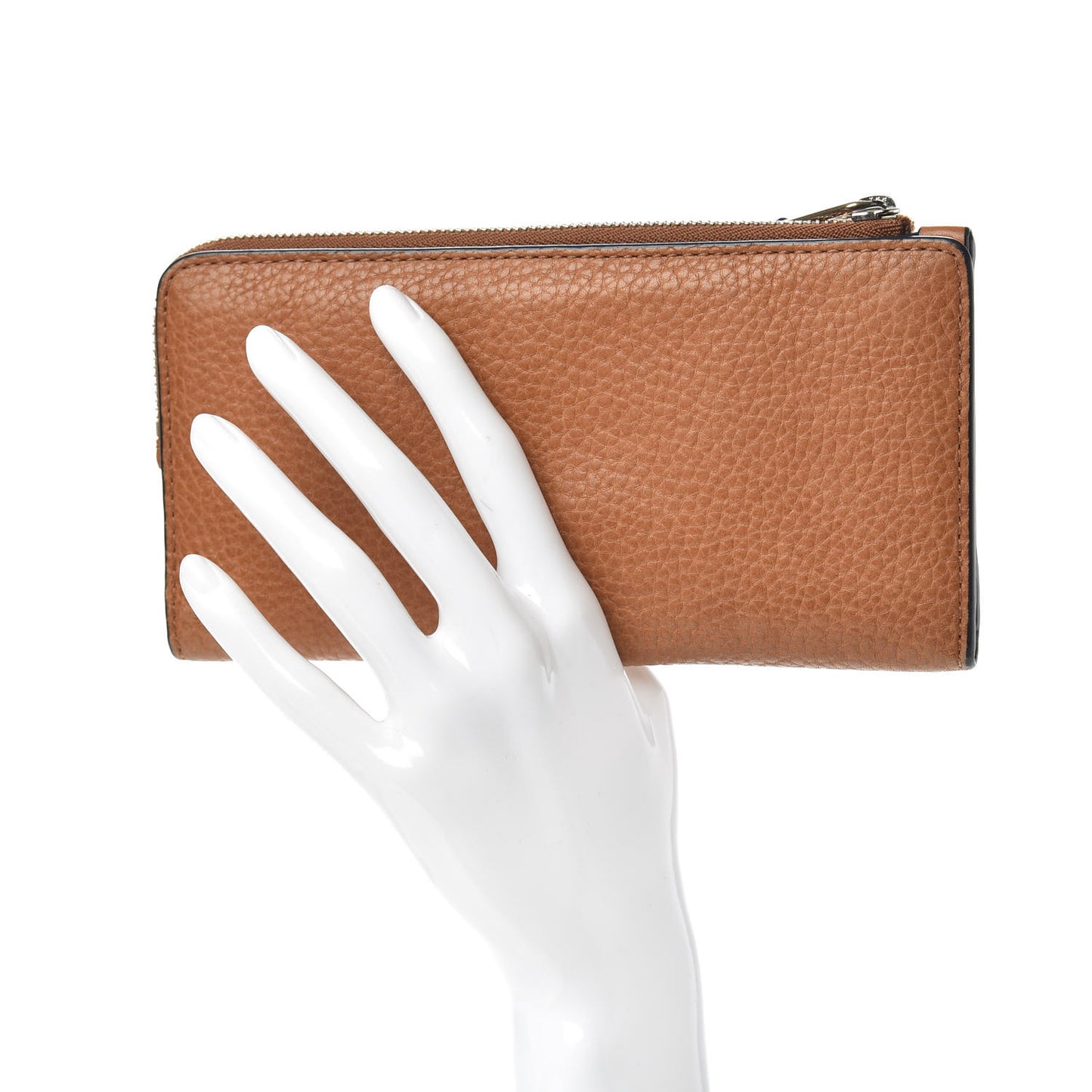 Brit Calfskin Lexi Wallet Saddle Brown