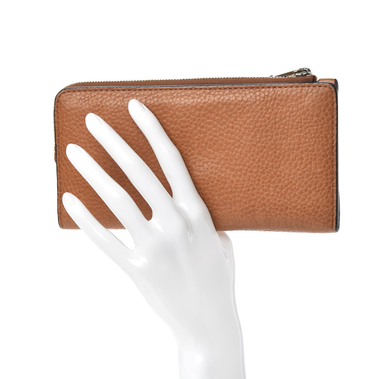Burberry Brit Calfskin Lexi Wallet Saddle Brown 2 of 8