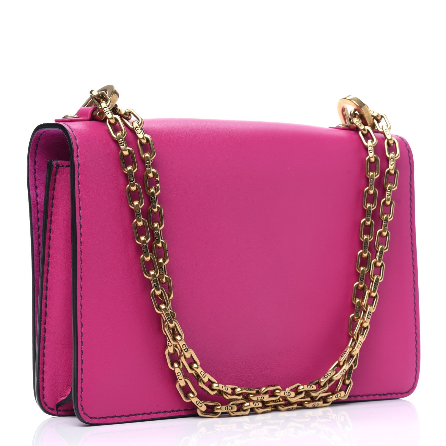 Christian Dior Calfskin J'Adior Chain Flap Bag Fuchsia 3 of 14