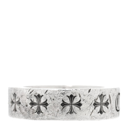 Chrome Hearts Sterling Silver Cross CH Forever Spacer Ring 49 5 3 of 5