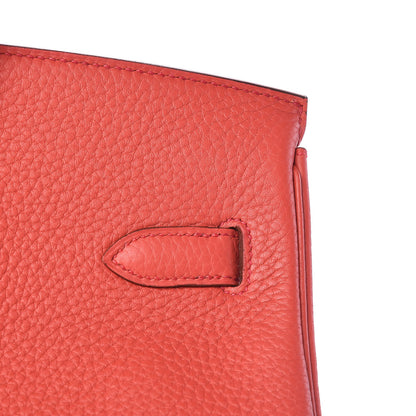 Hermes Taurillon Clemence Birkin 35 Rose Jaipur 17 of 35