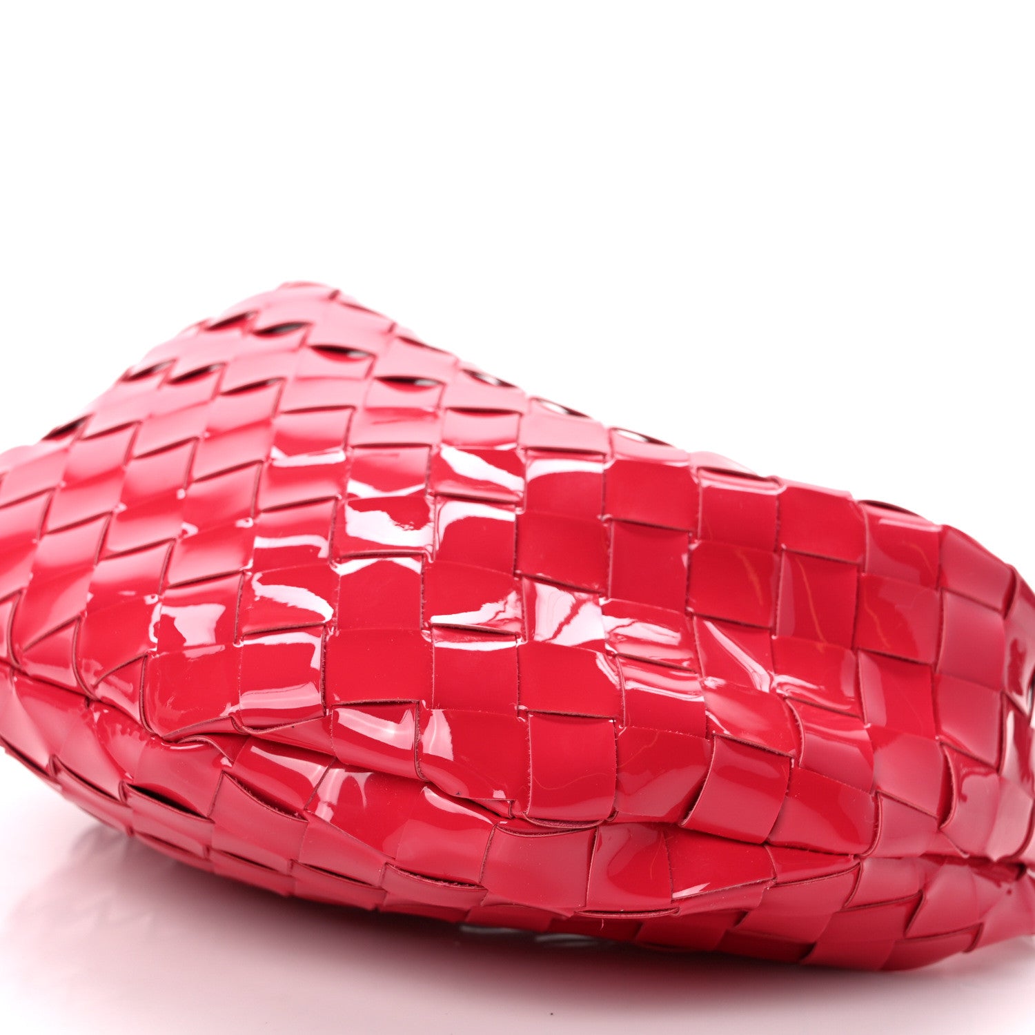 Bottega Veneta Patent Nappa Intrecciato Mini Jodie Candy Stripe 8 of 8