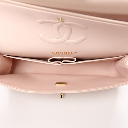 Chanel Caviar Quilted Medium Double Flap Light Beige 5 of 12
