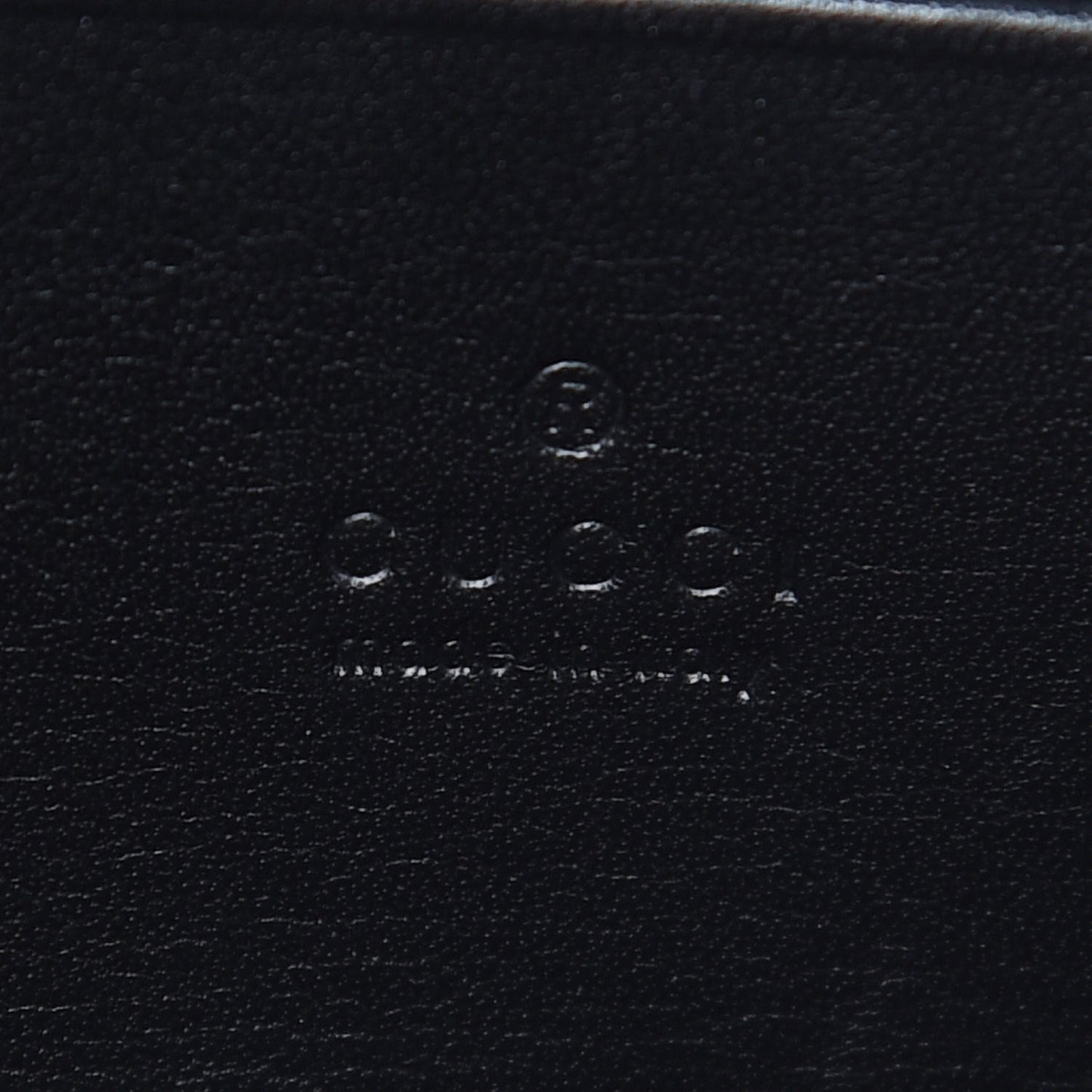 Calfskin Matelasse GG Marmont Chain Wallet Black