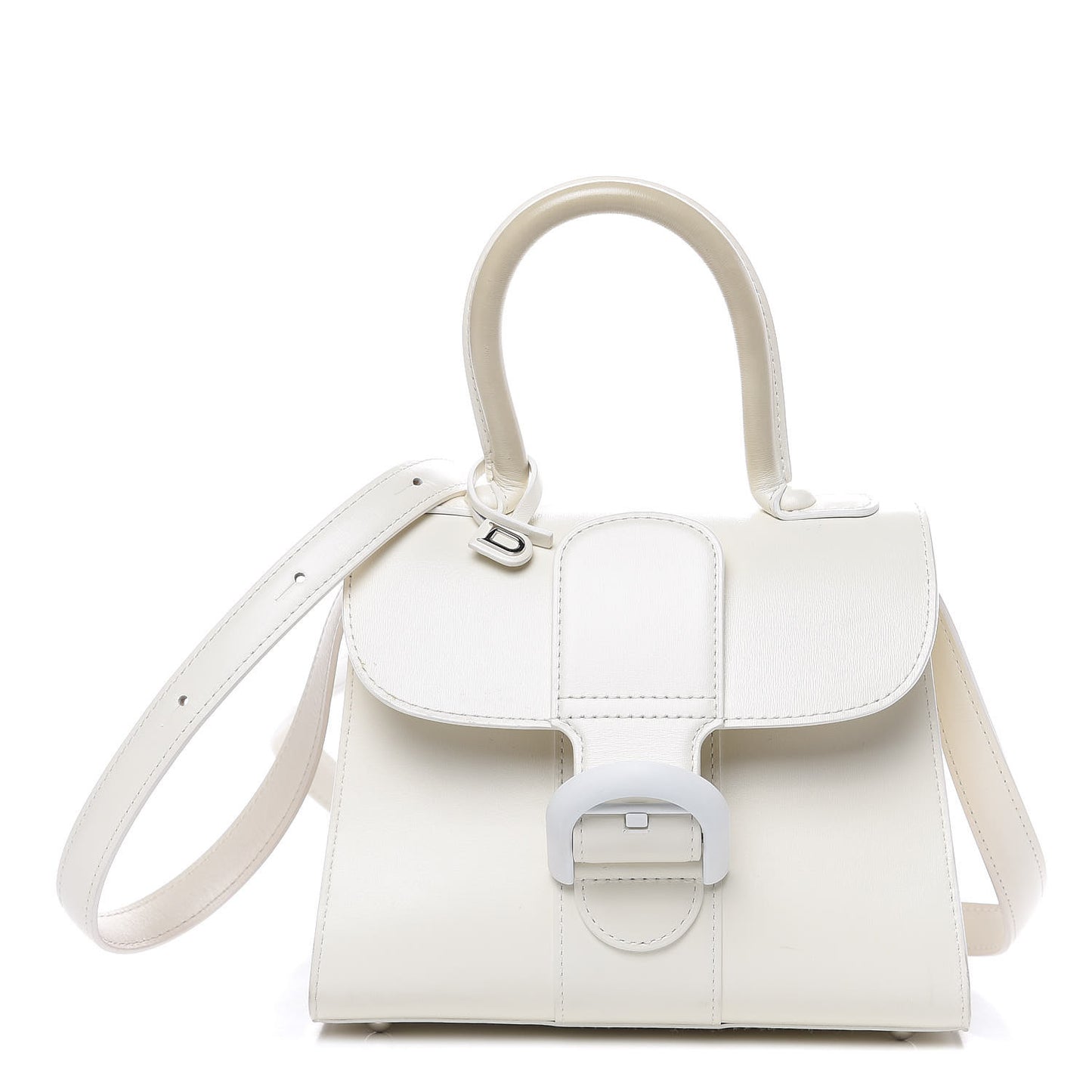 Calfskin Mini Brillant Satchel Ivory