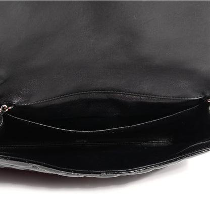 Chanel Patent Quilted Clutch Flap Black 5 of 7