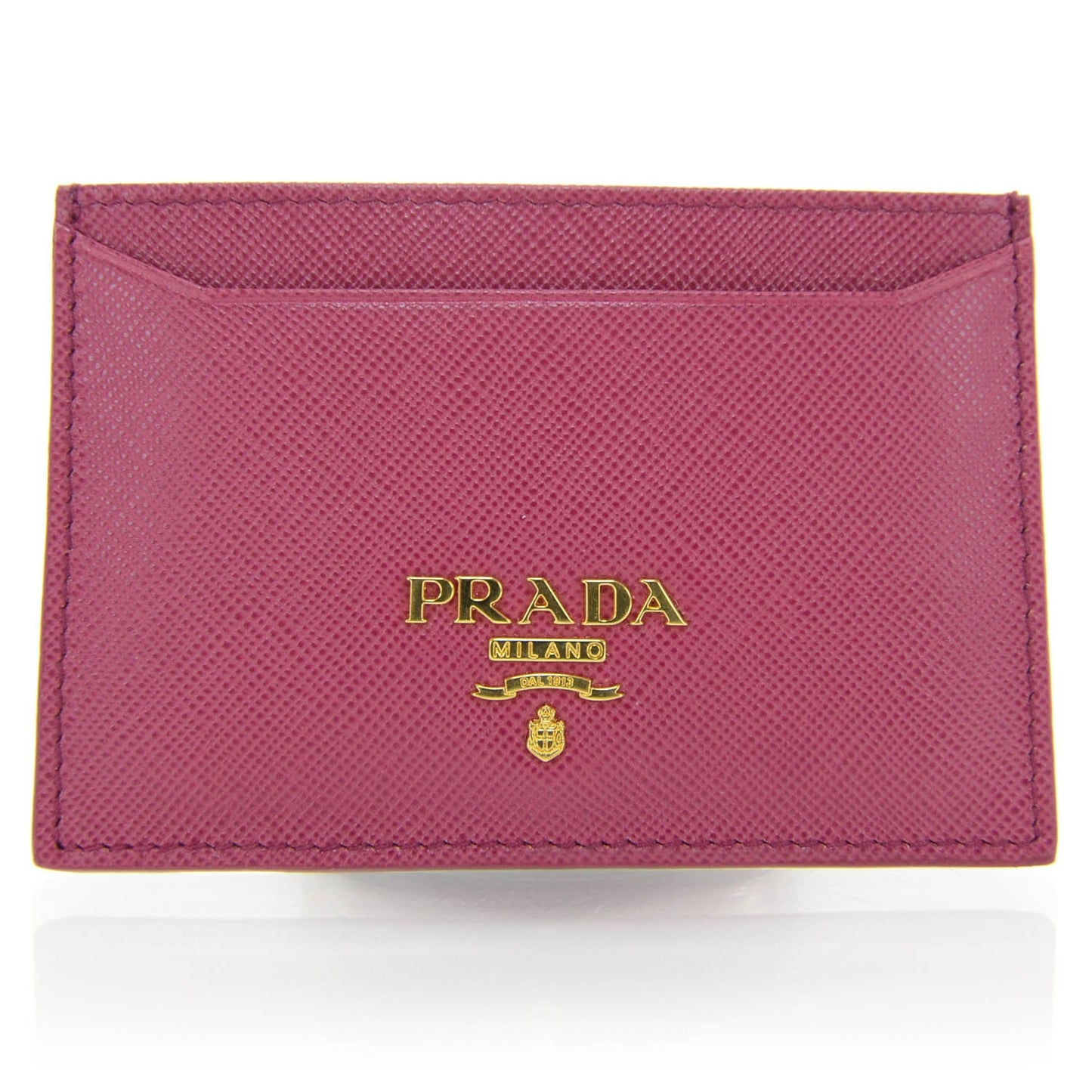 Saffiano Metal Card Case Ibisco