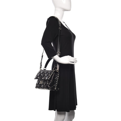 Valentino Garavani Nappa Medium Candystud Top Handle Bag Black 3 of 12