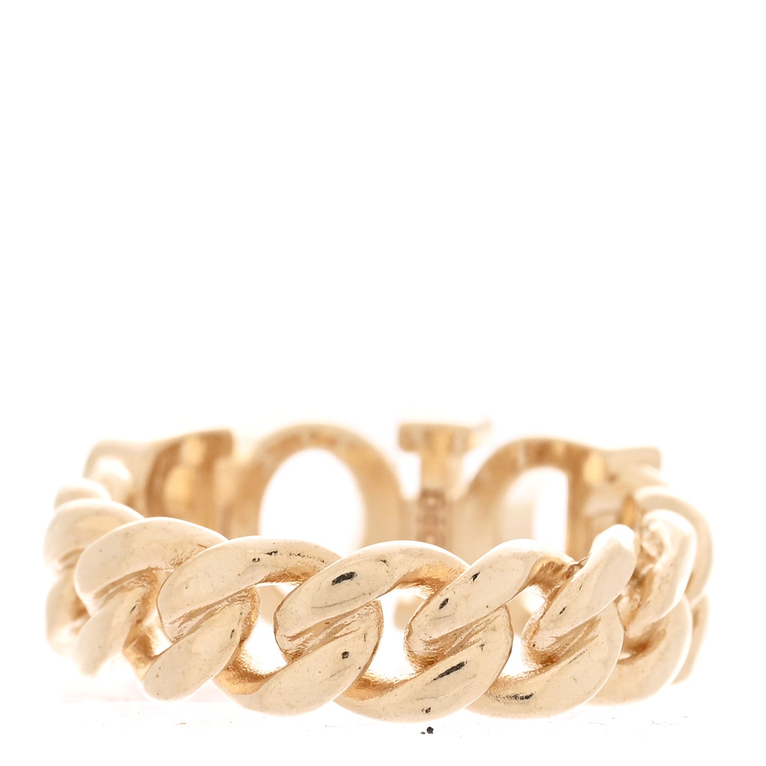 Christian Dior Metal Dio(r)evolution Chain Ring L Gold 3 of 4