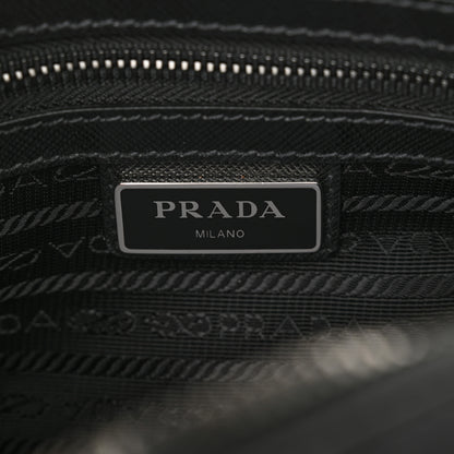 Prada Re-Nylon Tessuto Saffiano Pocket Flap Messenger Bag Black 6 of 9