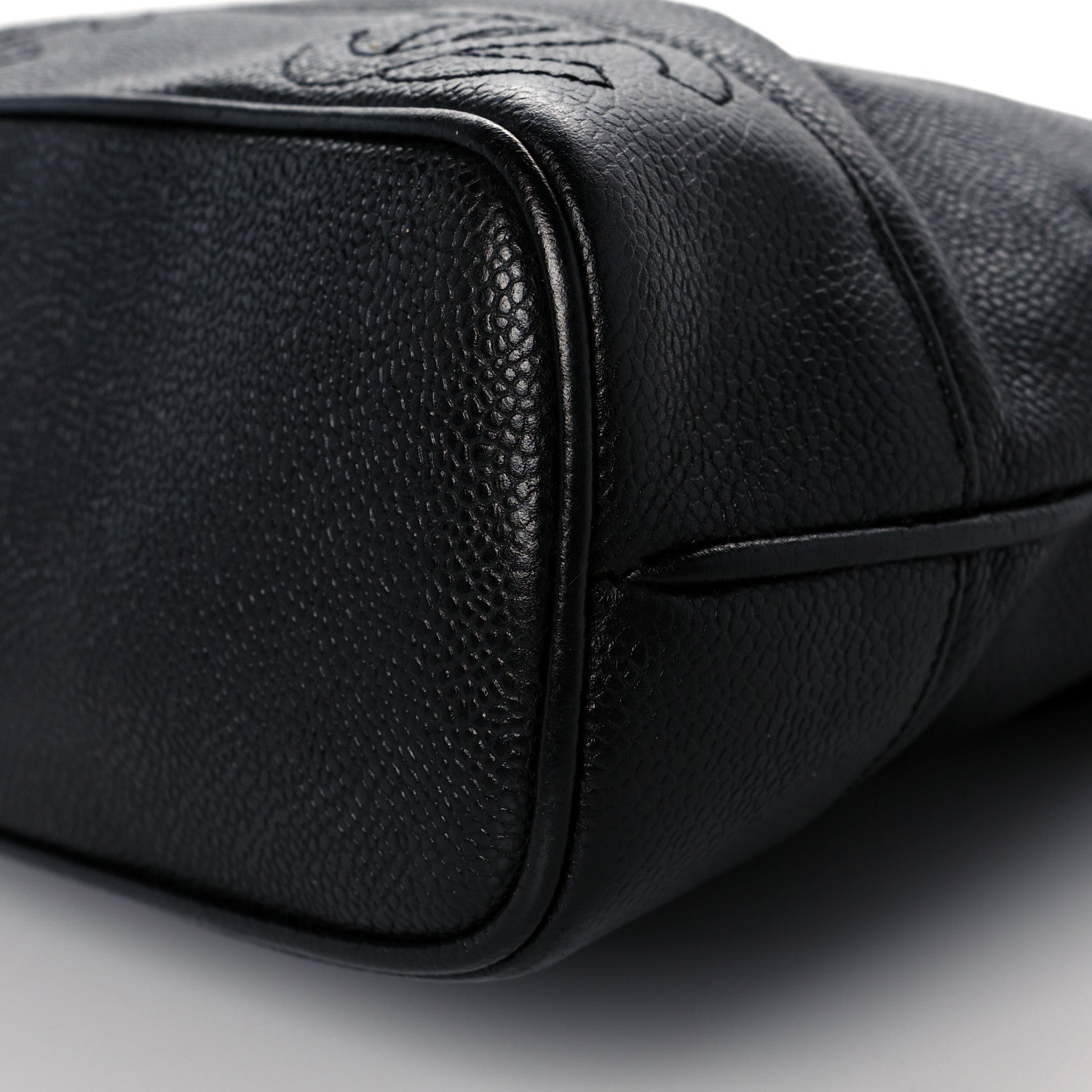 Chanel Caviar CC Shoulder Bag Black 10 of 11