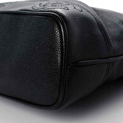 Chanel Caviar CC Shoulder Bag Black 10 of 11