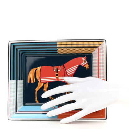 Hermes Porcelain Rocabar A Cheval Change Tray 2 of 8