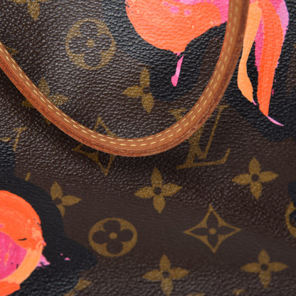 Louis Vuitton Monogram Roses Neverfull MM 15 of 15