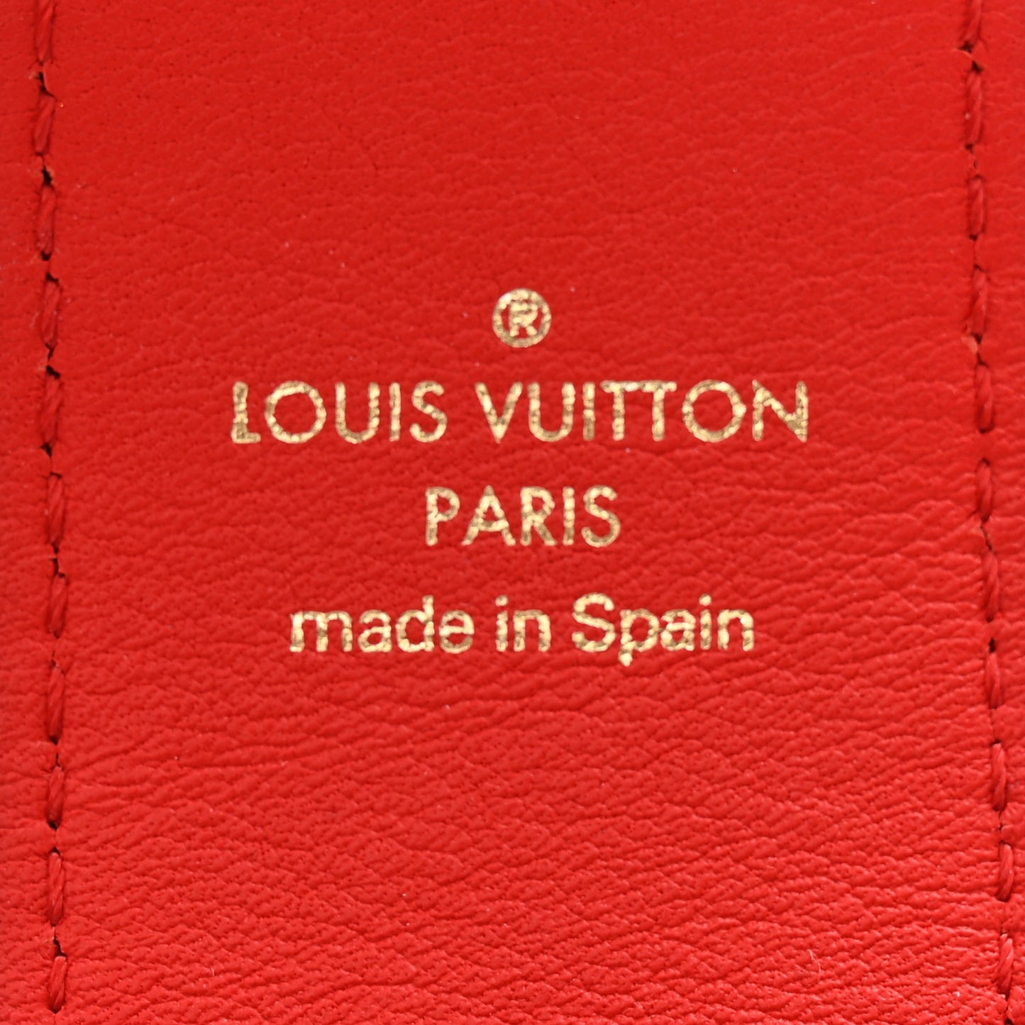 Monogram Bandouliere Shoulder Strap Red