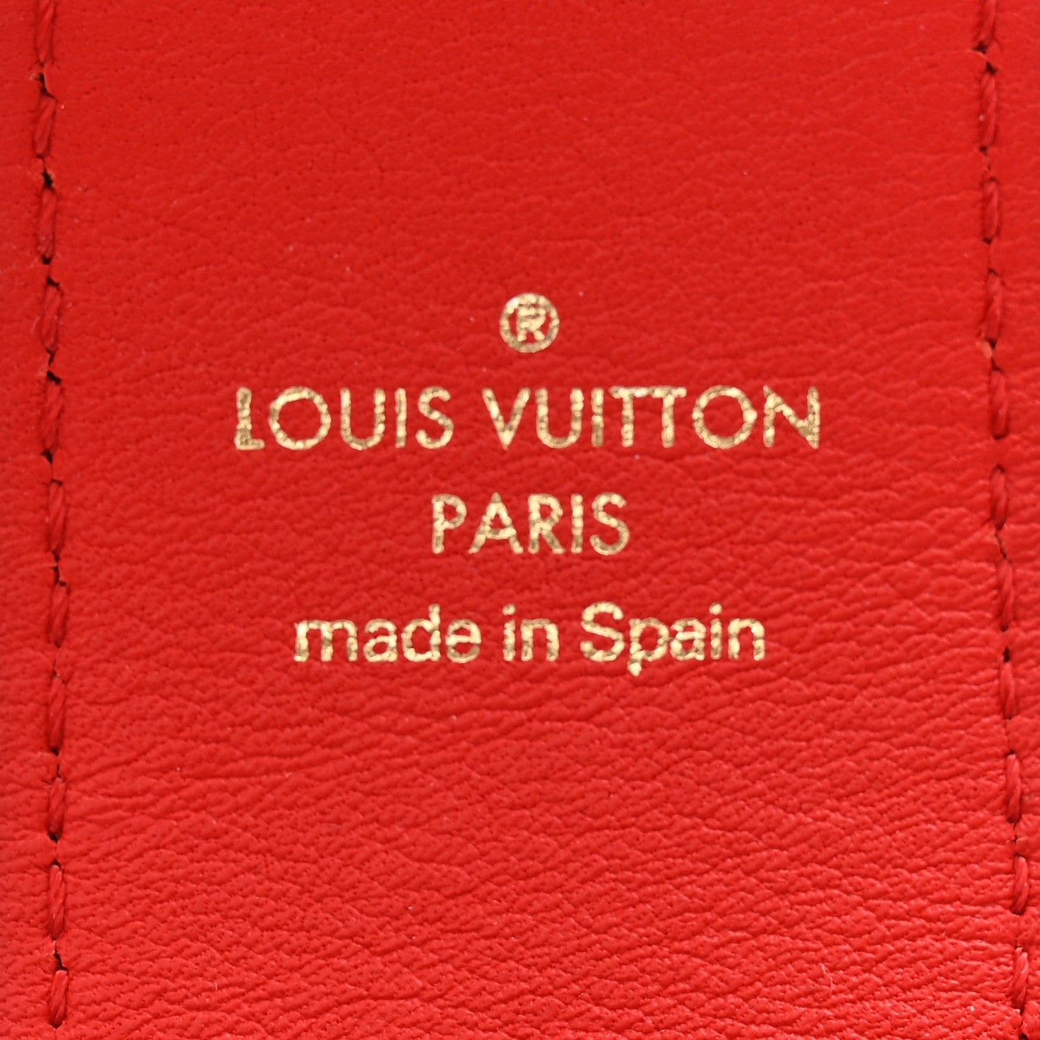 Louis Vuitton Monogram Bandouliere Shoulder Strap Red 3 of 4