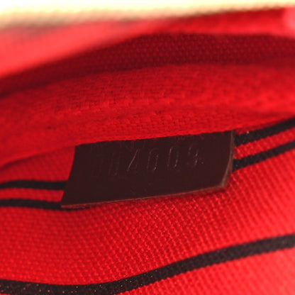 Louis Vuitton Damier Ebene Complice Trunks and Bags Mini Pochette Accessories Red 7 of 10