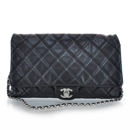 Chanel Caviar Quilted Clutch Flap Bag Black 1 of 10