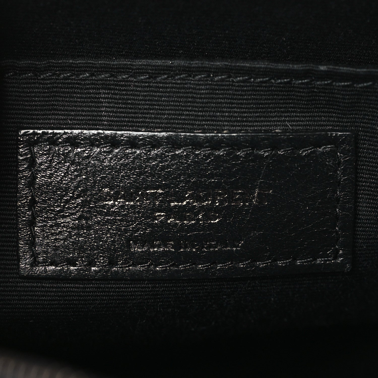 Saint Laurent Calfskin Matelasse Chevron Round Vinyle Camera Bag Black 6 of 8