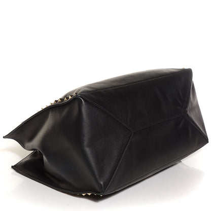 Valentino Garavani Nappa Large Rockstud Soft Tote Black 4 of 9