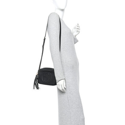 Gucci Pebbled Calfskin Small Soho Disco Bag Black 2 of 14