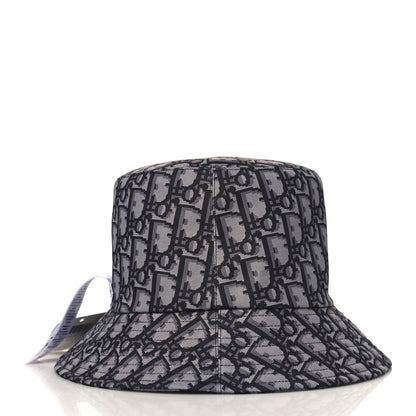 Christian Dior Oblique Reversible Leopard Bucket Hat 57 Grey 7 of 10