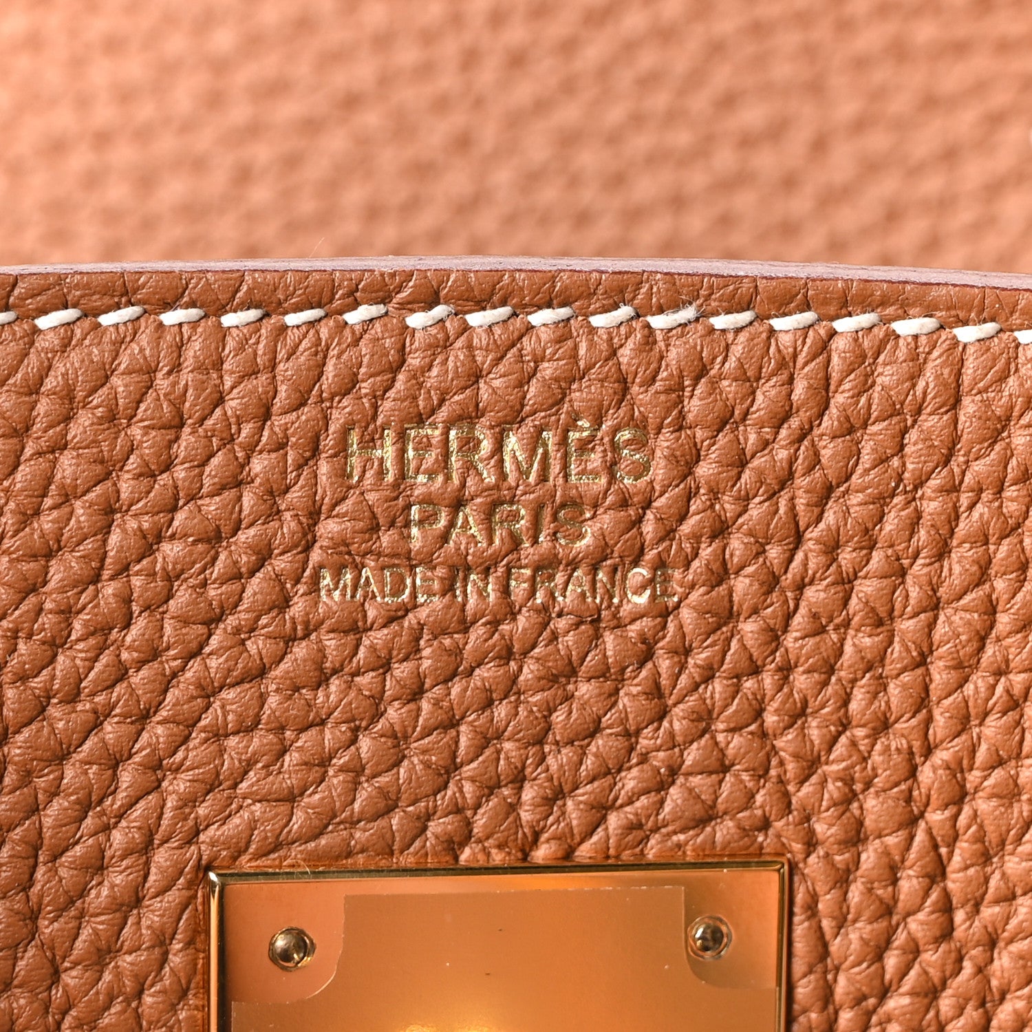 Hermes Togo Birkin 30 Gold 6 of 10