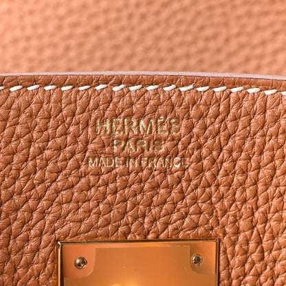 Hermes Togo Birkin 30 Gold 6 of 10