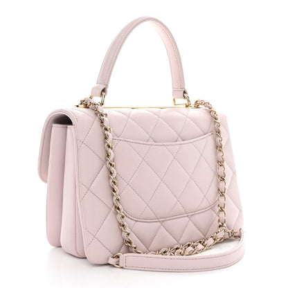 Chanel Lambskin Quilted Small Trendy CC Flap Dual Handle Bag Lilas Lilac 3 of 10