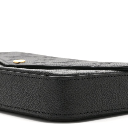 Louis Vuitton Empreinte Pochette Felicie Chain Wallet Black 10 of 10