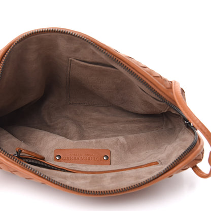 Bottega Veneta Nappa Intrecciato Pillow Crossbody Messenger Dark Calvados 5 of 11
