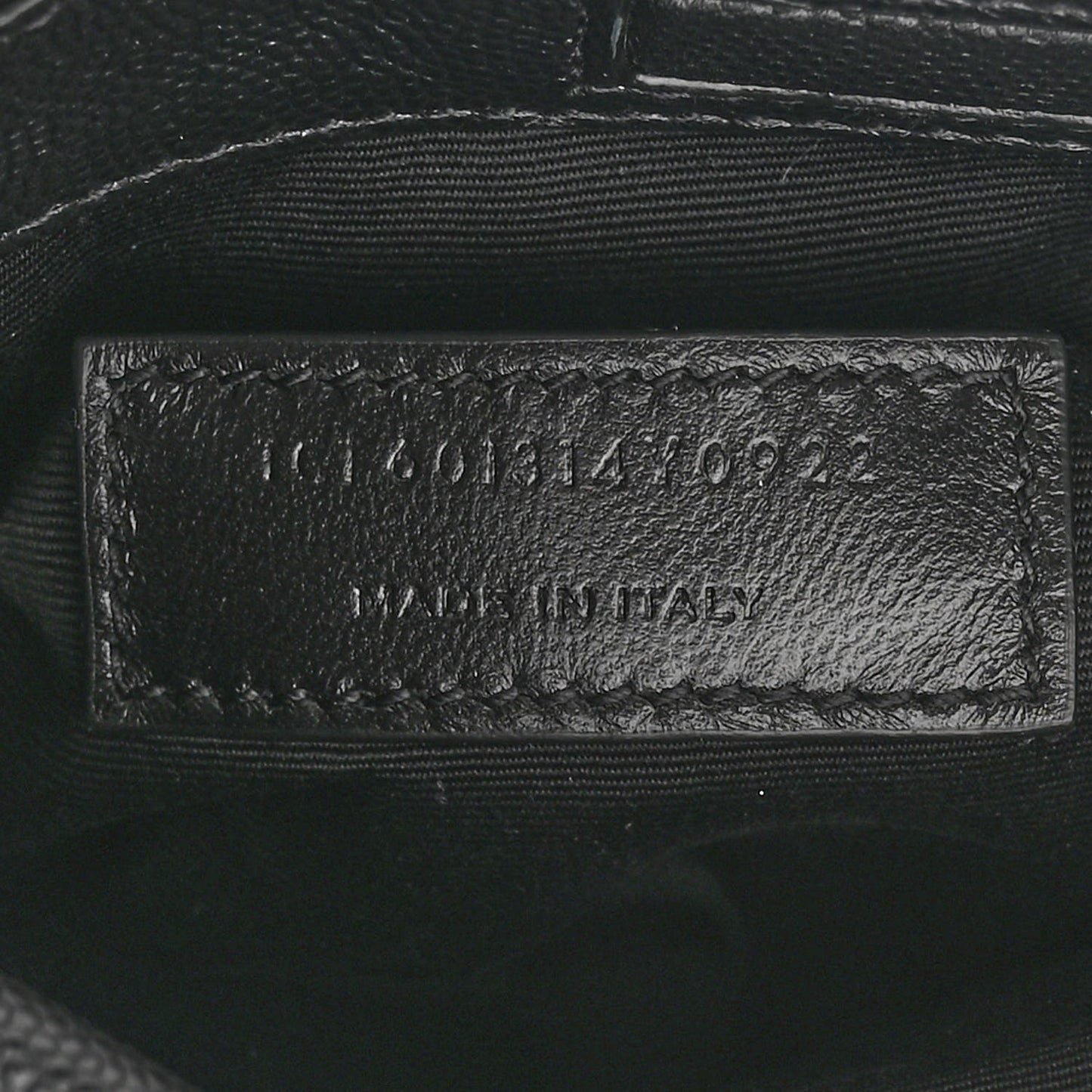 Grain De Poudre Monogram Toy West Hollywood Fold-Over Bag Black