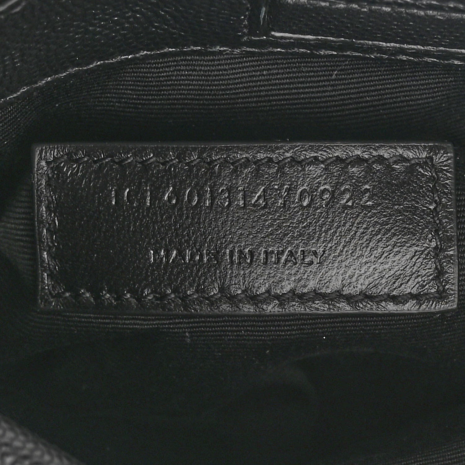Saint Laurent Grain De Poudre Monogram Toy West Hollywood Fold-Over Bag Black 8 of 11