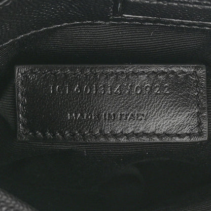 Saint Laurent Grain De Poudre Monogram Toy West Hollywood Fold-Over Bag Black 8 of 11
