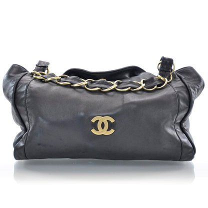 Chanel Lambskin Small Olsen Shoulder Bag Black 1 of 9