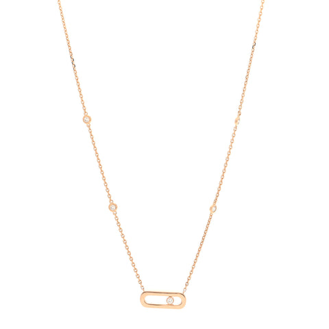 18K Yellow Gold Diamond Move Uno Necklace