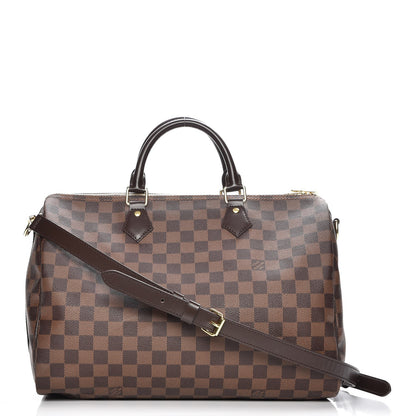 Louis Vuitton Damier Ebene Speedy Bandouliere 35 1 of 11
