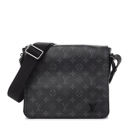 Louis Vuitton Monogram Eclipse District PM Black 1 of 8