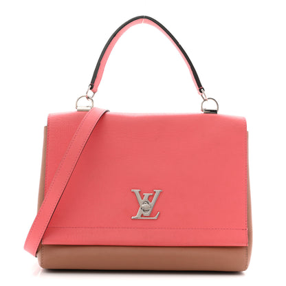 Louis Vuitton Soft Calfskin Lockme II Top Handle  Rose Bruyere 1 of 14