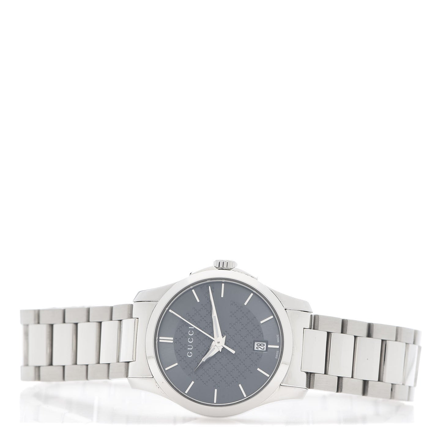 Stainless Steel 27mm 126.5 G-Timeless Quartz Watch Grey
