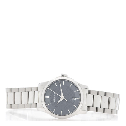 Gucci Stainless Steel 27mm 126.5 G-Timeless Quartz Watch Grey 3 of 6