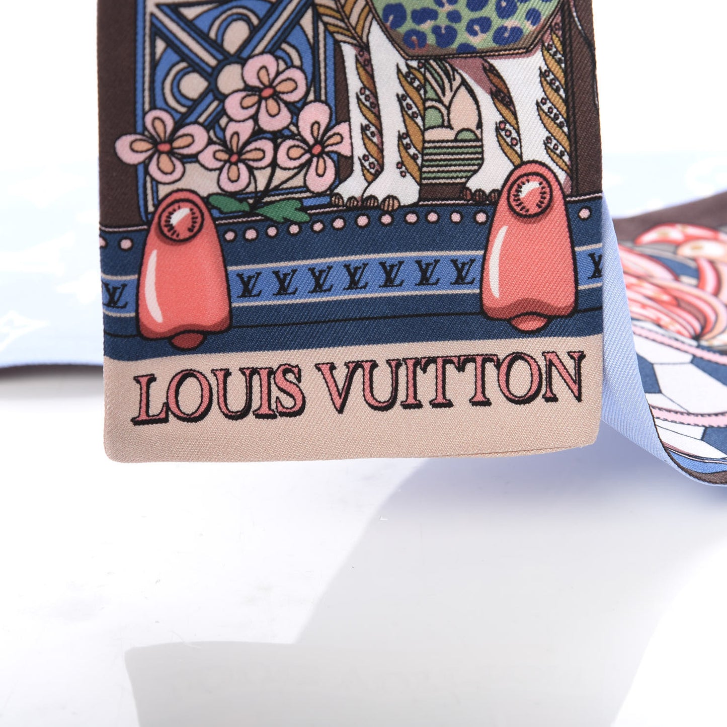 Silk Monogram LV Wonderland Bandeau