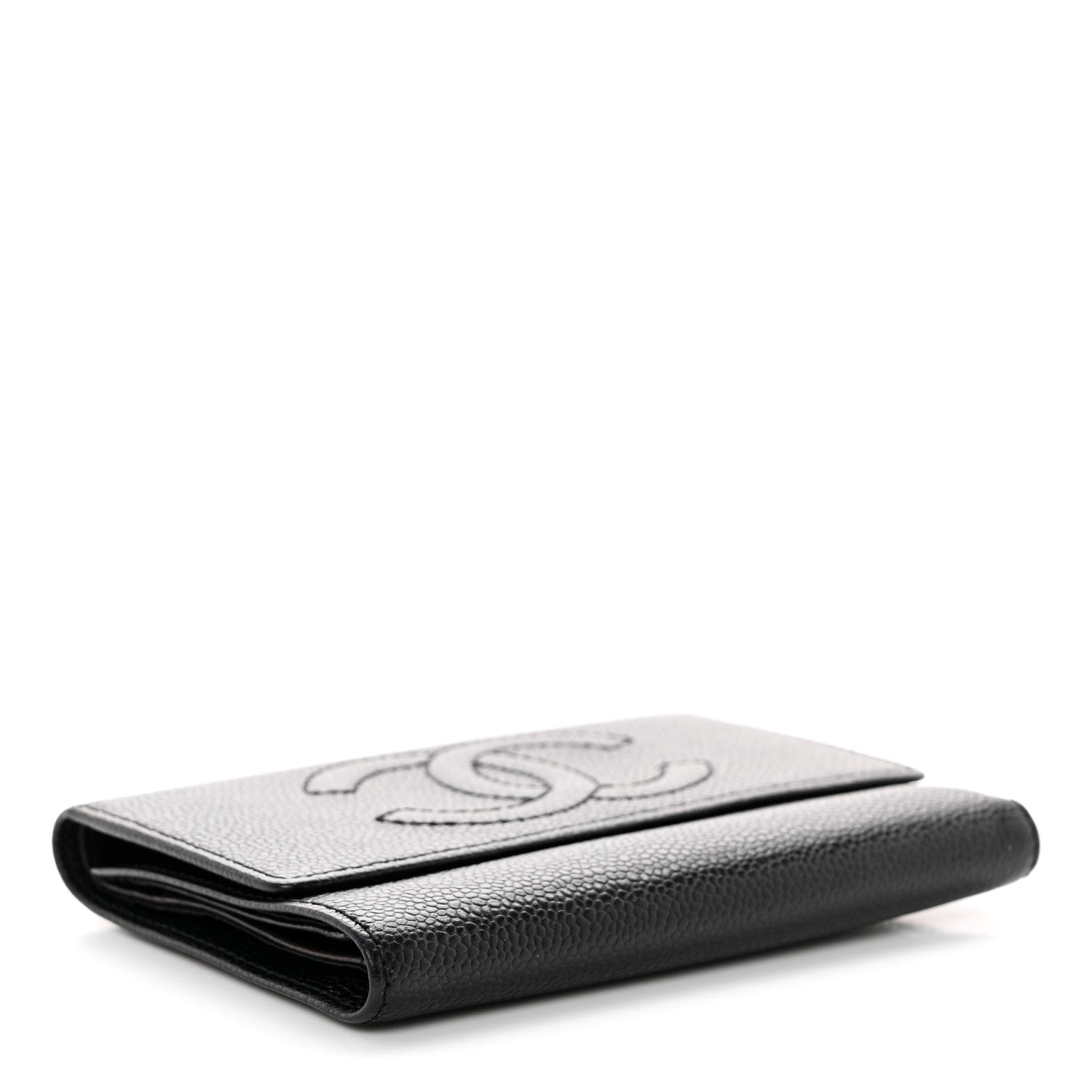 Chanel Caviar Timeless CC Flap Wallet Black 4 of 9