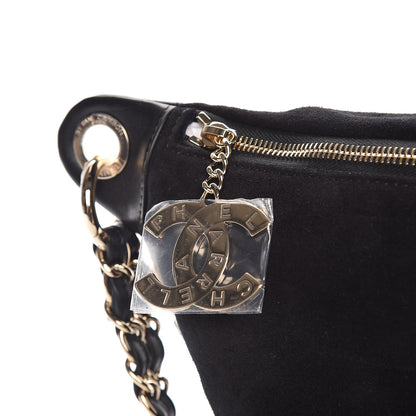 Chanel x Pharrell Williams Suede Calfskin Oversized Waist Belt Bag Black 13 of 13