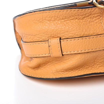 Chloe Calfskin Mini Marcie Round Crossbody Bag Burning Camel 9 of 11