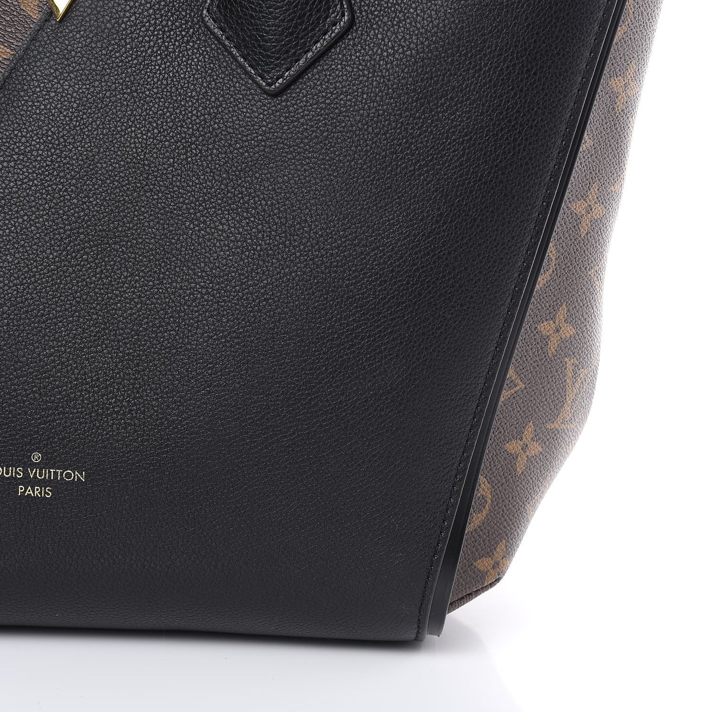 Calfskin Monogram Kimono Tote Black