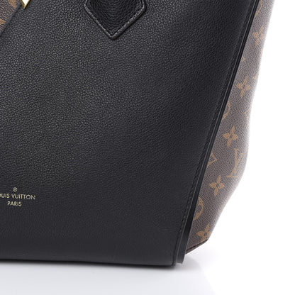 Louis Vuitton Calfskin Monogram Kimono Tote Black 9 of 12